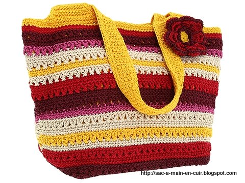 Sac a main en cuir:a-1281385
