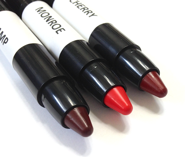 Annabelle TwistUp Retractable Lipstick Crayon - Cherry, Monroe, Vamp