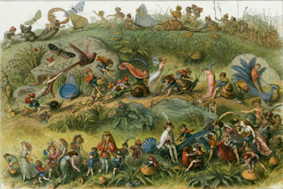 Triumphal March of the Elf King, Richard Doyle, In Fairy Land, 1870