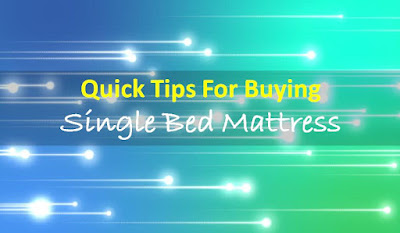 Single Bed mattress tips