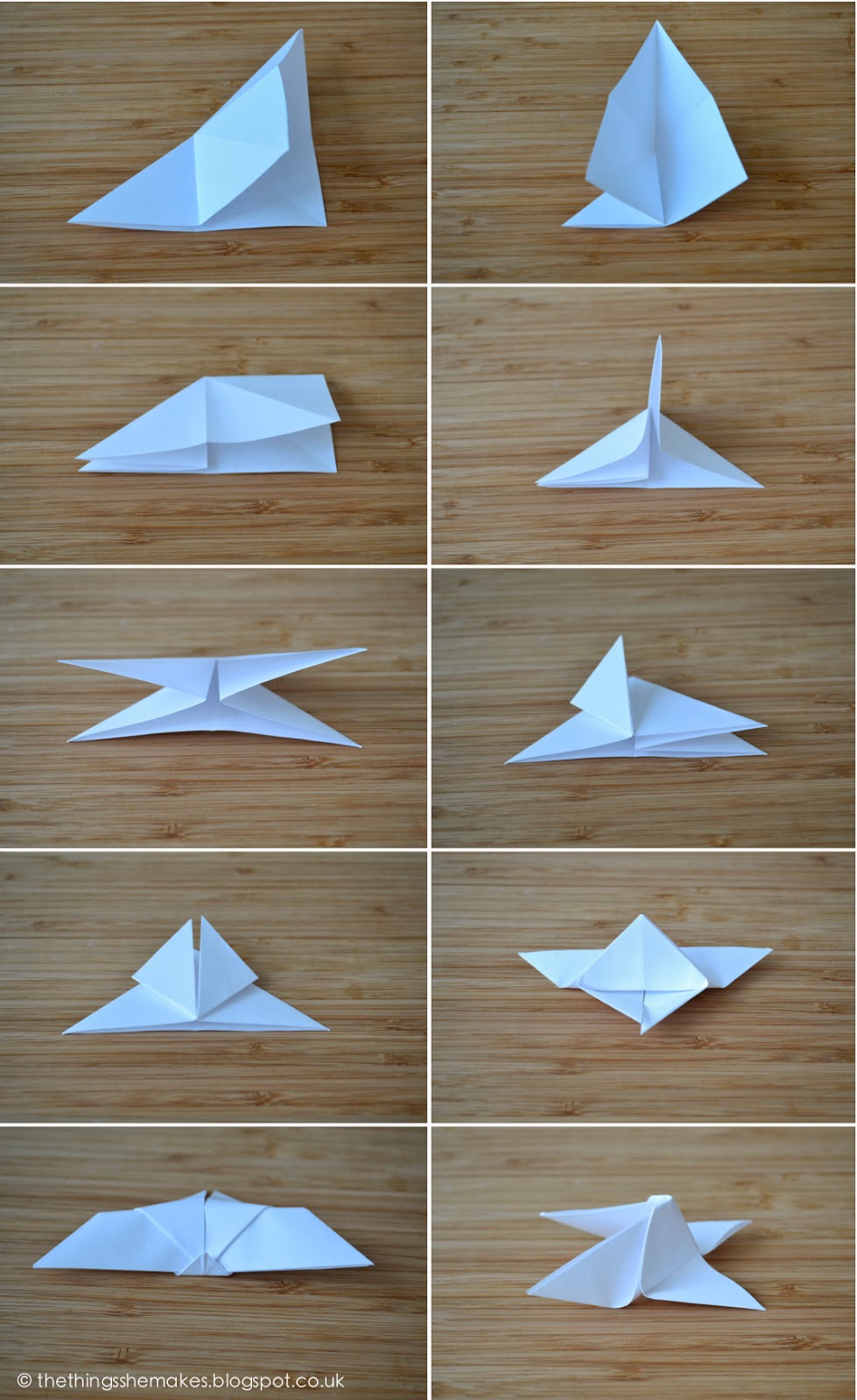 How To Make Origami Butterflies | The Things She Makes