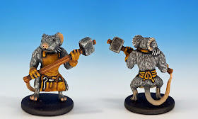 Nez painted miniature for Mice and Mystics