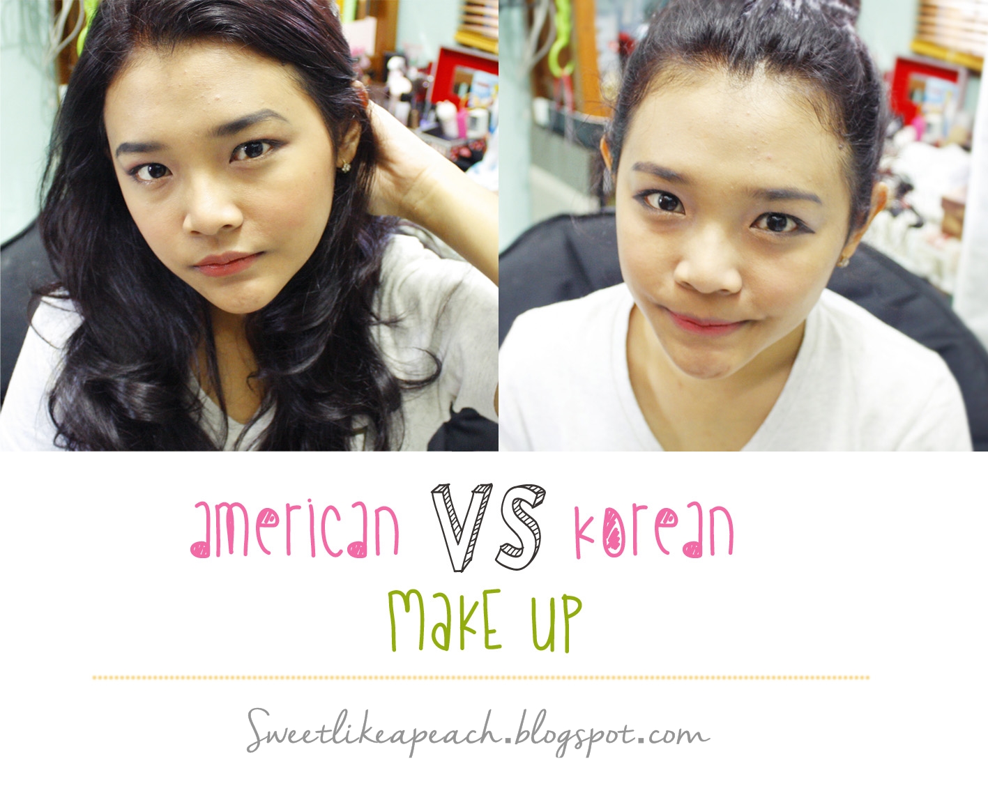 Ririeprams Beauty Blogger Indonesia American Make Up VS Korean Make Up