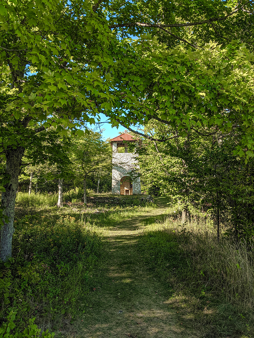 Water Tower at Rock Island State Park WI