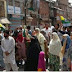   People led by JKLF leader Bashir Kashmiri marched towards martyrs’ graveyard Eidgah