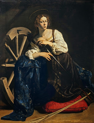 Catalina de Alejandría, por Caravaggio (Wikimedia)