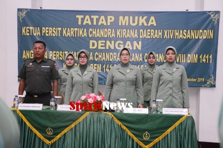 Ketua Persit Kartika Chandra Kirana Daerah XIV/Hasanunddin Tatap Muka di Bulukumba