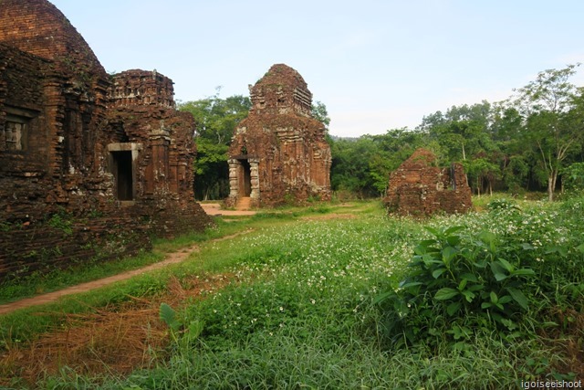 UNESCO World Heritage cultural site of the My Son. My Son was once the religious and political capital of the Champa Kingdom who ruled Central Vietnam from 4th to 15th century. 