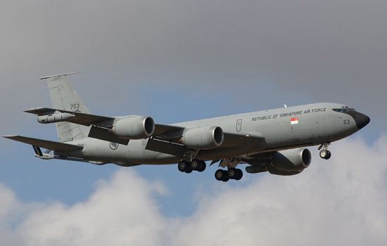 Boeing KC-135R Angkatan Udara Singapura.