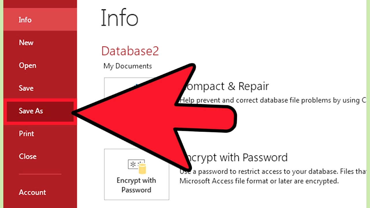 How To Build A Access Database