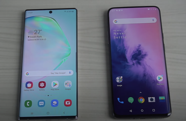 OnePlus 7 Pro vs Samsung Galaxy Note 10+