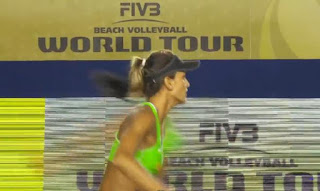 FIVB Beach Volleyball, Franca and Talita Antunes, Kerri Walsh Jennings and April Ross, volleyball, FIVB