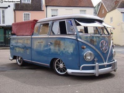This double cab vw was so ahead of its time has oodles of patina patina vw