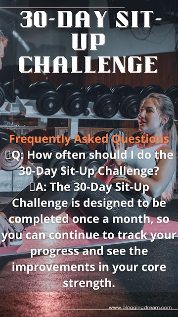 Frequently Asked Questions  30 Day Sit-Up Challenge