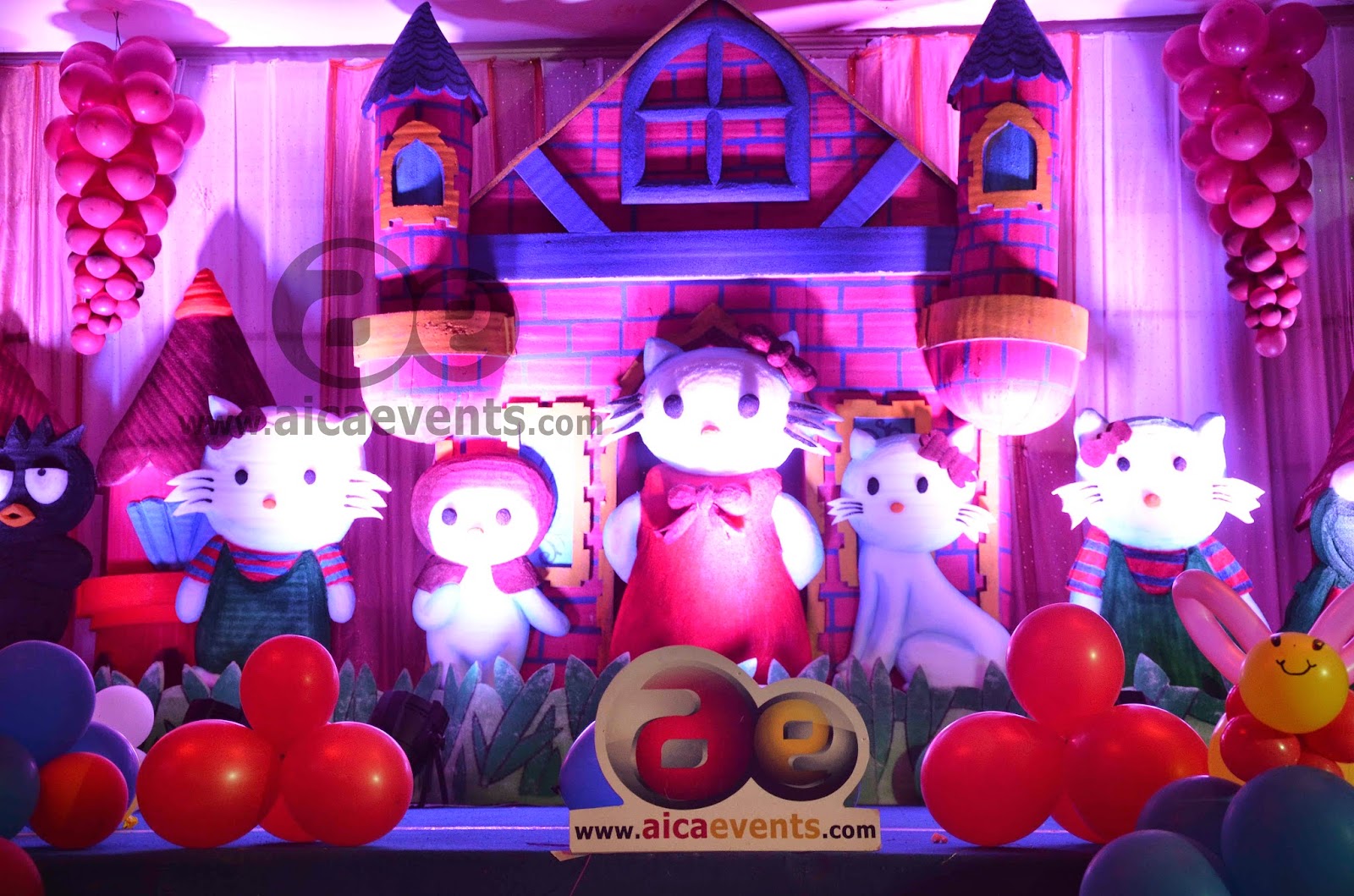 aicaevents Hello  Kitty  Theme Birthday  Decorations 