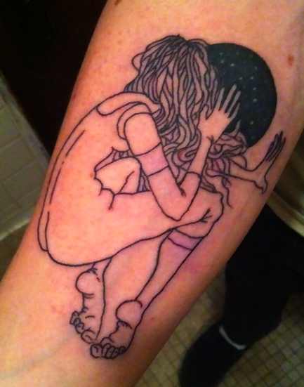 Space Girl Tattoo My pal from Seattle Erik Moore came back to Chicago