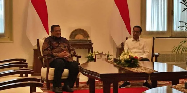 SBY Bertemu Jokowi di Istana