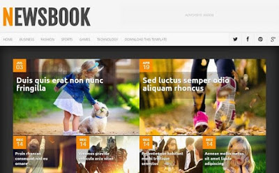 NewsBook Blogger Template