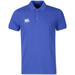  Canterbury Men's Waimak Polo Shirt - Blue/Navy