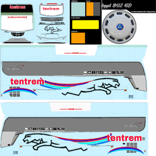 Stiker atau Livery Bus Simulator Indonesia HD