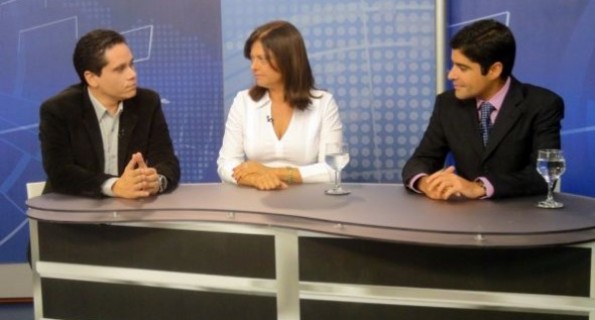 ACM Neto e Alice Portugal debatem na TV