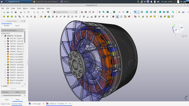 FreeCAD BLDC Motor