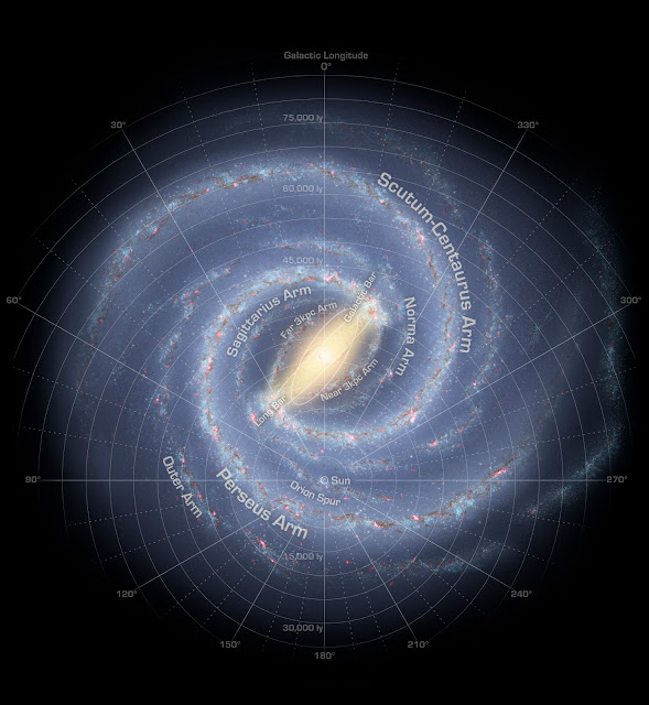 The map of the Milky Way Galaxy