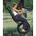 Recycled Tire Horse Swing