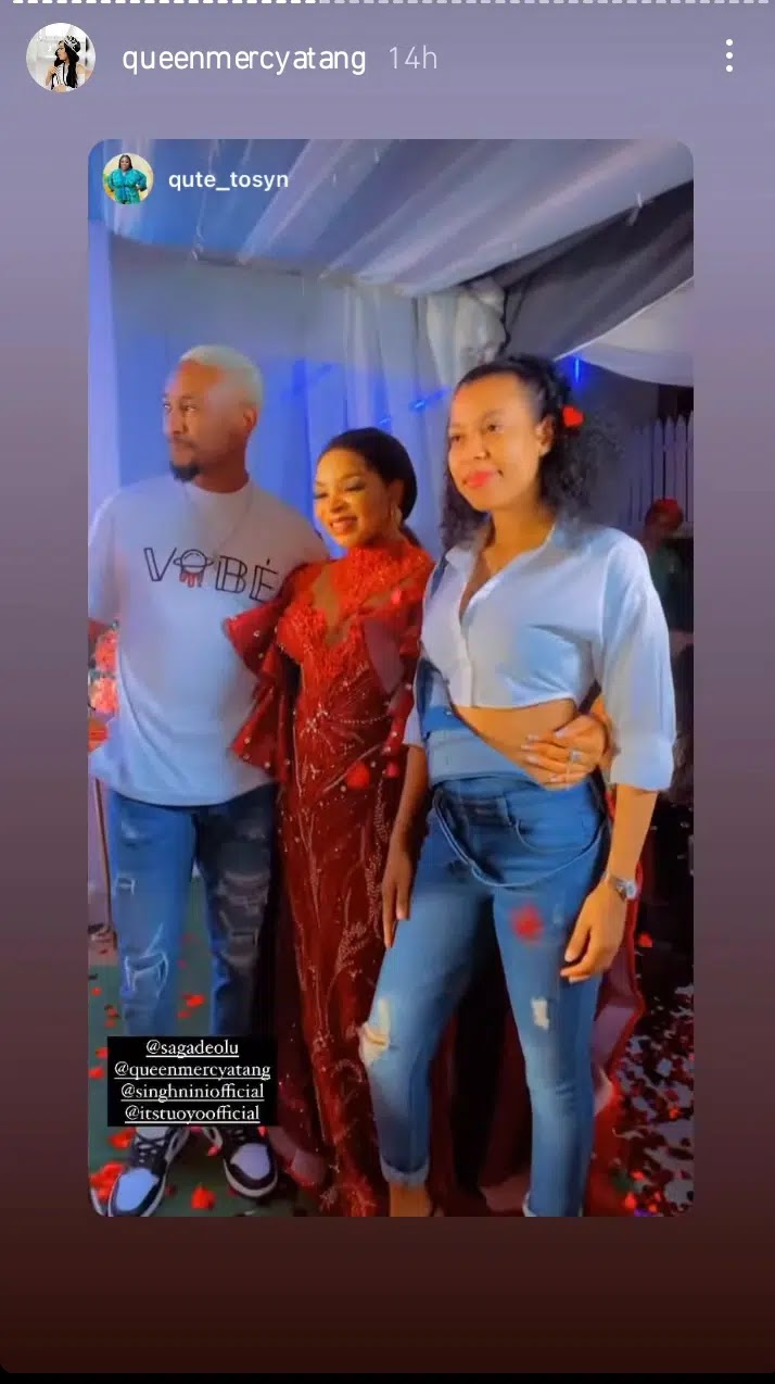 Money rains on BBNaija’s Queen as Liquorose, Cross, others storm her birthday party (Photos and Video)