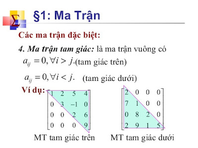 Tìm giá trị lớn nhất trong ma trận tam giác trên