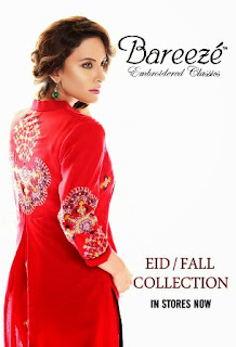 Embroidered Dresses Bareez Winter Collection