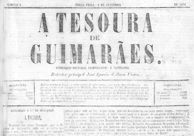 Efeméride do dia. A Tesoura de Guimarães