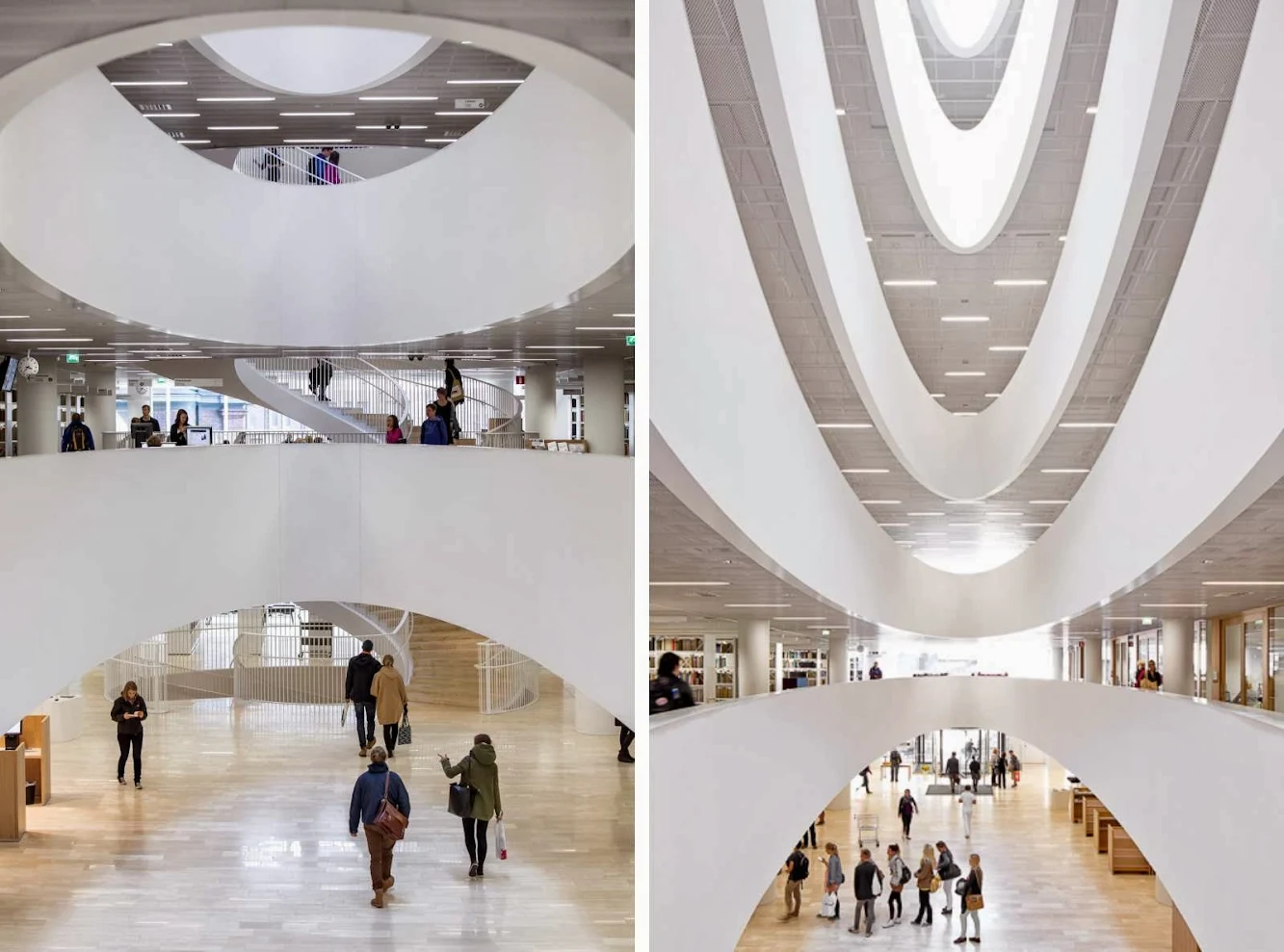 Helsinki University Main Library by Anttinen Oiva Architects