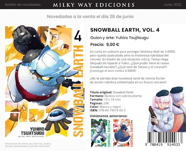 Novedades Milky Way Ediciones - Junio 2023