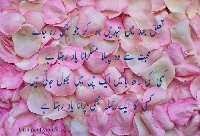 Taluq baad main tabdeel ho kar jo bhi reh jay, Sad poetry in urdu, urdu sad poetry, sad poetry, Love poetry