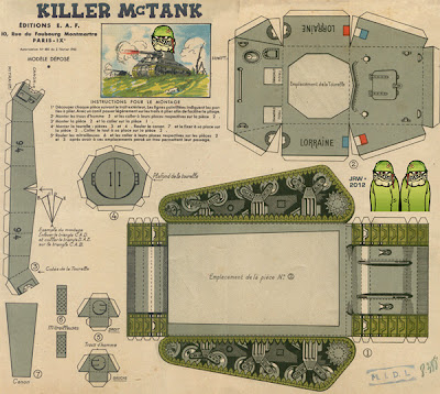 paper tank pattern