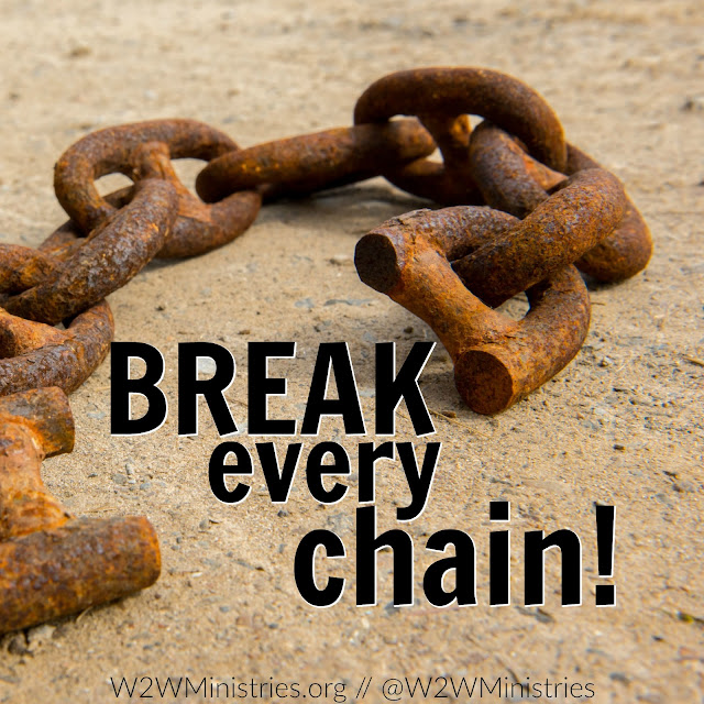 God has the power to break every chain. 