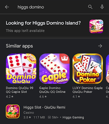 High Domino Hilang di banned di play store. APakah Tutup Permanen?