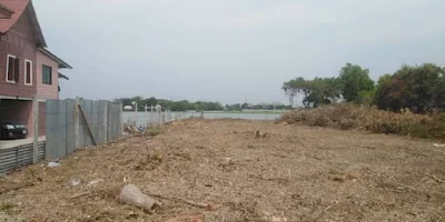 ที่ดินริมแม่น้ำเจ้าพระยา สามโคก ปทุมธานี วิวแม่น้ำสวยงาม