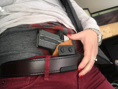 Kydex Appendix Holster for the Sig P938, aiwb holster, appendix carry, kydex aiwb holster