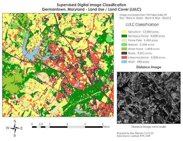 Supervised Digital Image Classification of Land Use / Land Cover