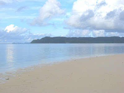 View from Lee Marvin Beach Palau