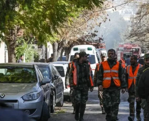 Dead and wounded in an Israeli raid on Damascus