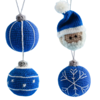 bolas navideñas a crochet