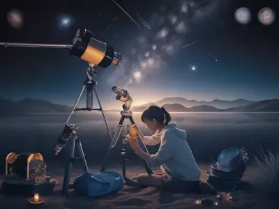 Astronomy Enthusiasts: Show images of people stargazing, using telescopes, or engaging in astronomy-related activities. This can emphasize the human connection to the wonders of the cosmos.