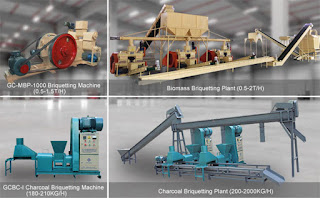 charcoal briquette production line