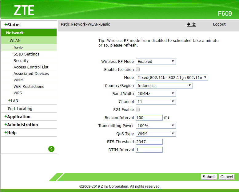 Cara Setting Wifi Indihome Zte F609 Agar Lebih Optimal Neicy Tekno