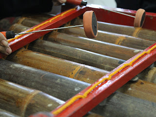 Gamelan is a traditional Xylophones made from Bamboo or Bronze