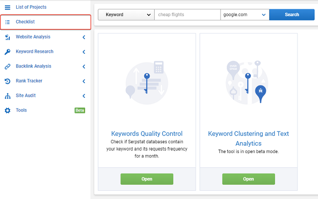 A Comprehensive Guide to Checklist Feature of Serpstat Serpstat is a swift and effective way to improve the growth level of your existing busines A Comprehensive Guide to Checklist Feature of Serpstat
