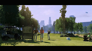 lapangan golf dalam game, bermain golf dalam game, golf dalam GTA